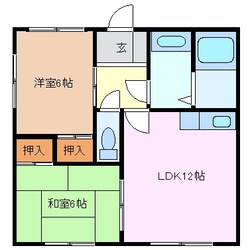 江戸橋駅 徒歩25分 2階の物件間取画像